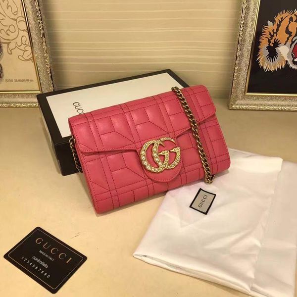 

2019 women designer handbags luxury crossbody messenger shoulder bags chain bag good quality leather purses ladies handbag 474575, Blue;gray