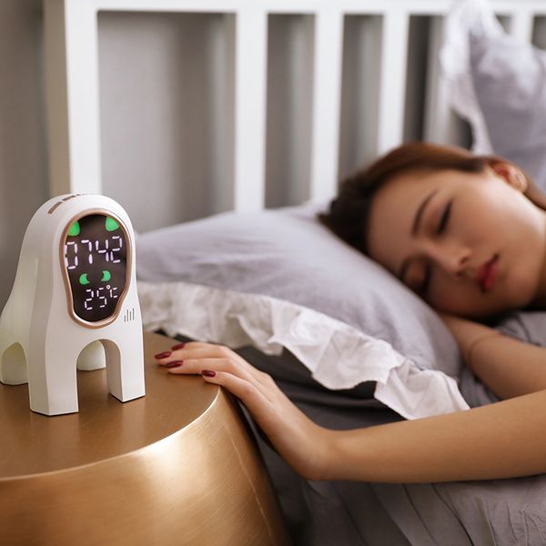 

new smart music alarm light creative clock new strange electronic clock