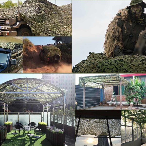 

7mx2m camo camouflage net for car cover camping military cs hunting shooting hide