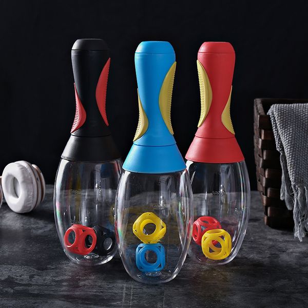 

bowling automatic stirring cup plastic samba albumen powder concussion shaker bottle personality with various colors 15yd j1