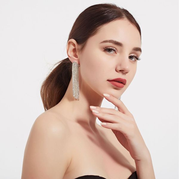

wholesale- and american jewelry new fashion simple geometric earrings, Golden