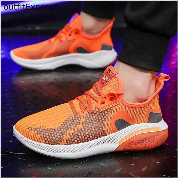 

summer men's breathable casual mesh sports shoes lightweight outdoor jogging walking leisure sports trend non-slip tennis shoes