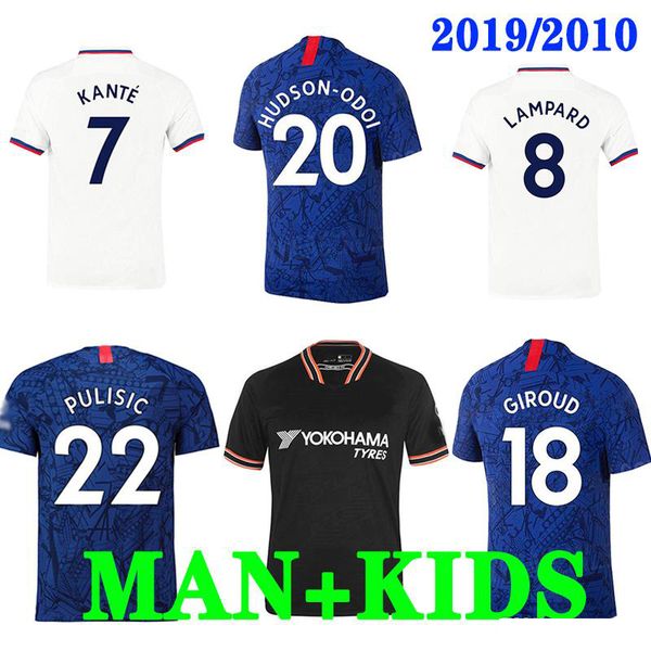 

по dhl канта lampard odoi жоржией pulisic щеки футбол джерси 2019 2020 жир camiseta футбольных комплектов рубашки 19 20 трико camisetas11