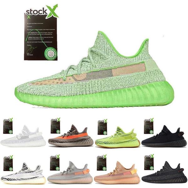 

3m static black reflective kanye west antlia synth lundmark gid glow true form clay zebra cream white running shoes designer sneakers