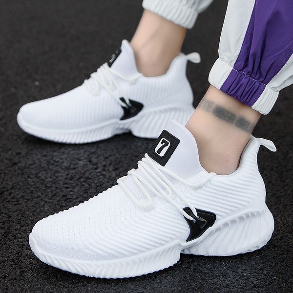 

new light breathable tennis shoes for men lace-up sport shoes men's training athletic anti-slippery flat s tennis sneakers