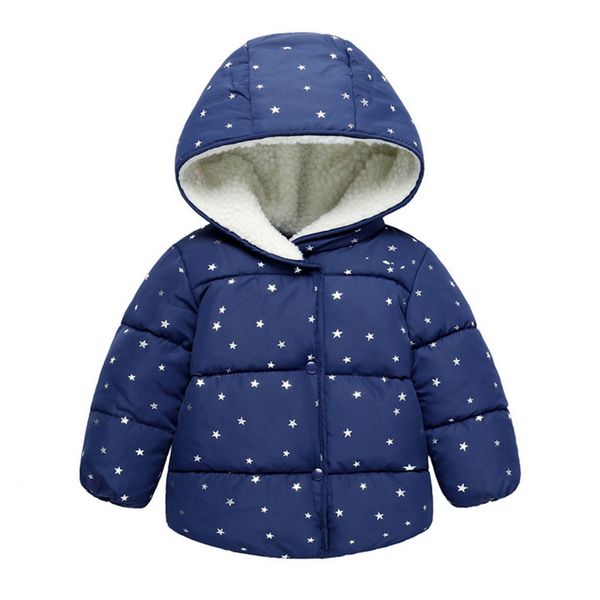 

baby girls jacket 2020 autumn winter jacket for girls coat kids warm hooded outerwear children clothes infant girls coat, Blue;gray