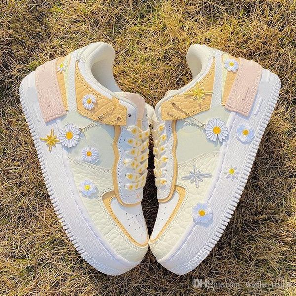 

designer forces shadow tropical twist daisy lunar classic 1s girls women running shoes one 1 skate low cut traines des chaussures schuhe off