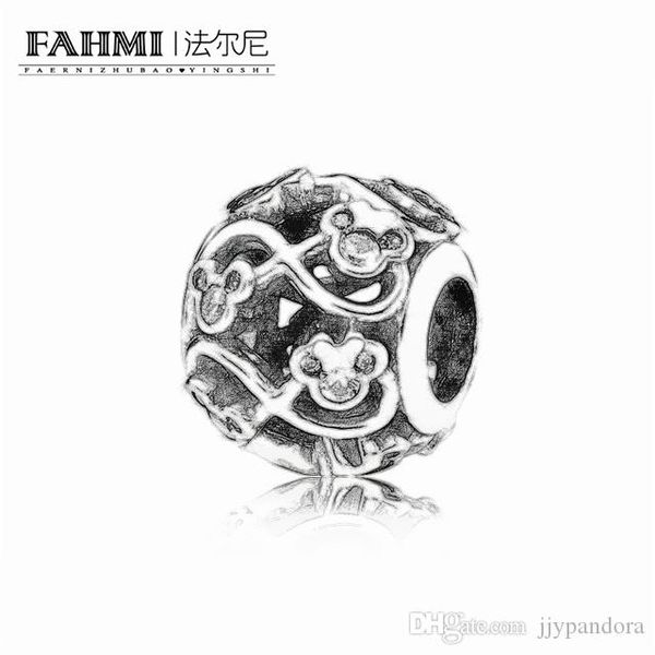 

pandora 100% 925 серебро нового высокого качества оригинального 791462cz мультфильм сказка характеры бисер давать женщина очаровательных под, Black