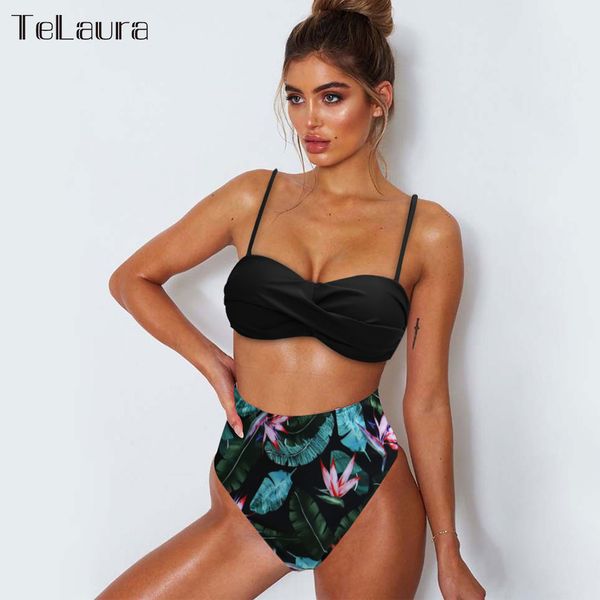 

2019 new high waist bikini swimwear women swimsuit push up bathing suit bikini set summer beach wear biquini female