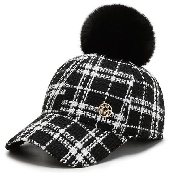 

hat ladies autumn and winter rhinestone baseball cap with duck tongue casual velvet hat women, Blue;gray
