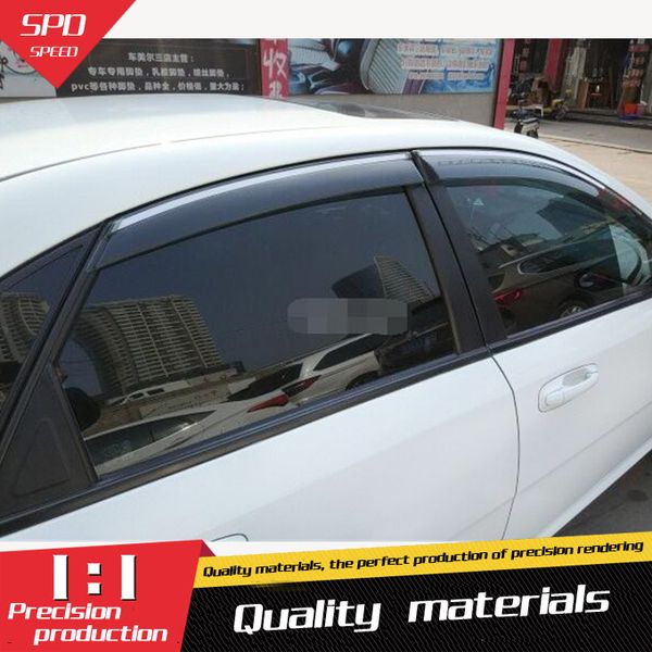 

for excelle plastic window visor vent shades sun rain deflector guard for excelle auto accessories 4pcs/set 2003-2016