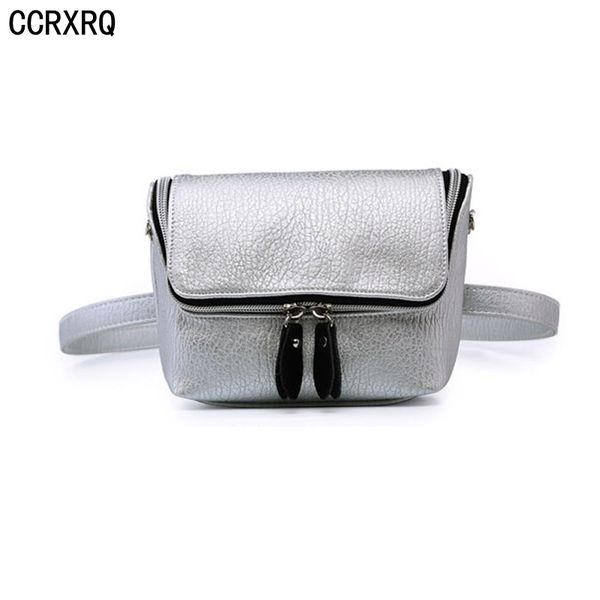

ccrxrq waist bag for women belt bag handy leather fanny pack girl 2019 new fashion travel crossbody shoulder bags