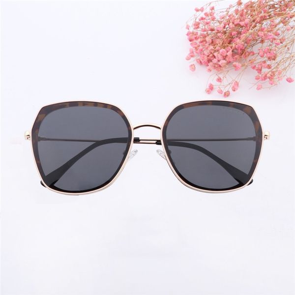 

brown print womens designer glasses luxury sunglasses polarized lenses lady trend sunglasses travel essential uv-resistant ip nickel-free, White;black
