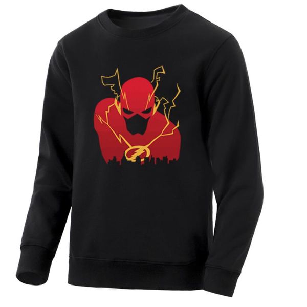 

flash barry allen мужские толстовки мужская толстовка досуг мода толстовки весна флис чтобы согреться мужская толстовка, Black