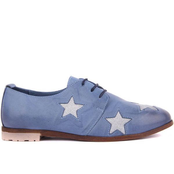 

sail lakers-denim blue leather women 's casual shoes, Black