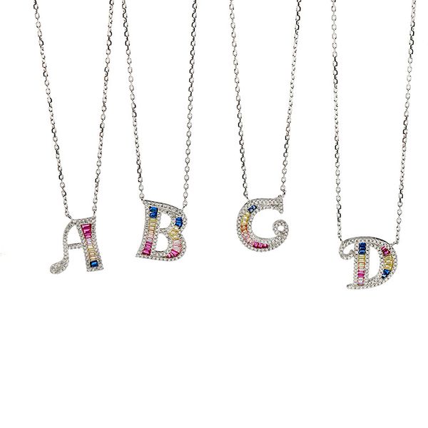 

fashionable romantic travel jewelry english letter necklace beautiful diamond necklace iced out chains designer necklace game of thrones