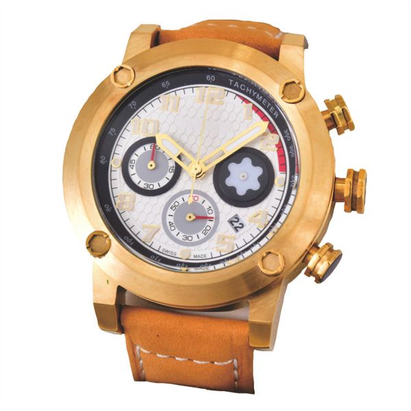 

montblacn luxury watch mens watches designer watches 46mm calendar waterproof watch fashion man watches good quality wholesale, Slivery;brown