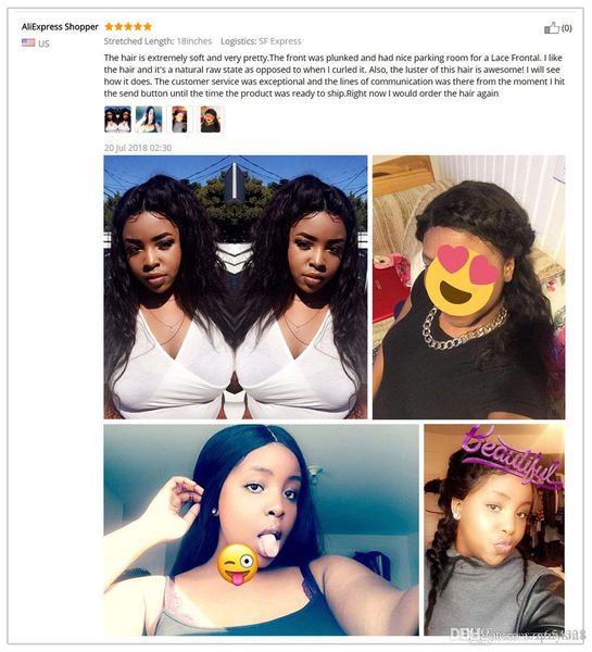 

свободные волны 360 lace фронтальная парик pre щипковых 150 density фронта шнурка человеческих волос парики glueless полный ending парик шну, Black