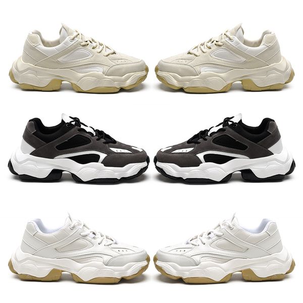 

fashion classical men woemn old dad shoes grey white black comfortable jogging designer sneakers trainers running shoes 39-44, White;red