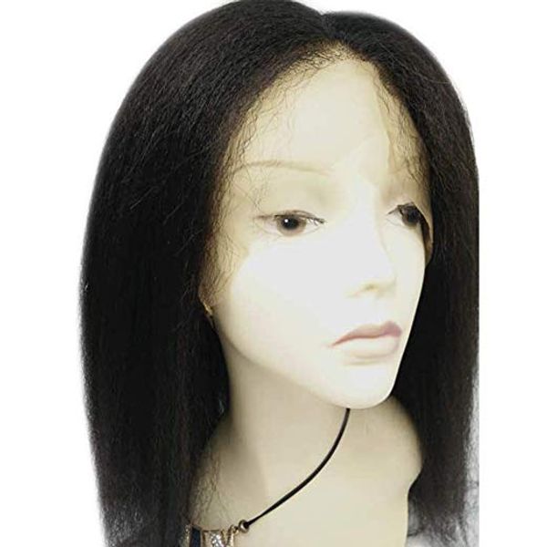 Parrucche frontali in pizzo dritto per capelli umani per donna Parrucca frontale brasiliana Hd Glueless piena trasparente 13x4 con lacci DIVA1