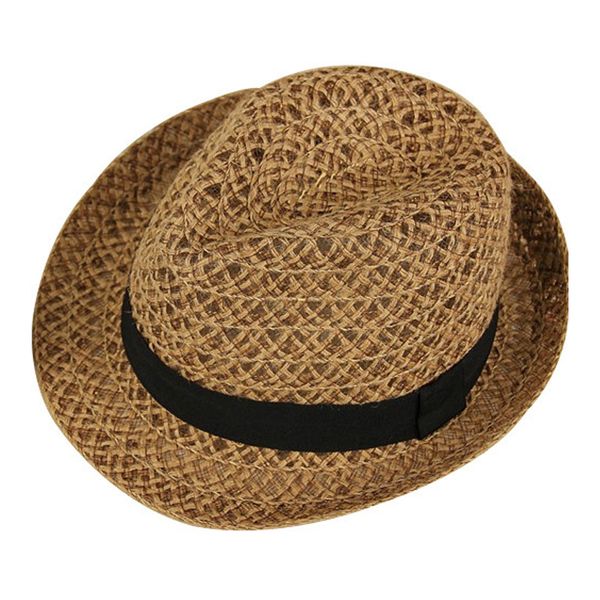 

new ladies straw hat on the market summer travel sunshade jazz hat beach street pgrapher ing, Blue;gray