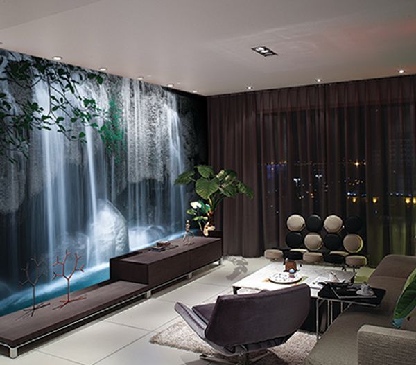 

self-adhesive] 3d waterfall 10928 wall paper mural wall print decal murals