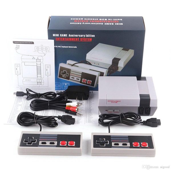 

новое прибытие ретро классический mini tv может хранить 620 500 game console видео handheld для nes игровых консолей с розничной коробками d