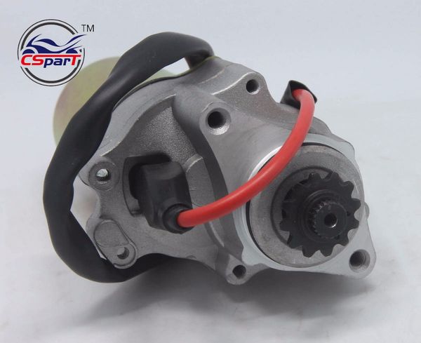 

2 bolt lower electric starter motor for 50cc 70cc 90cc 110cc 125cc dirt pit bike atv quads go kart buggy 4-stroke engine