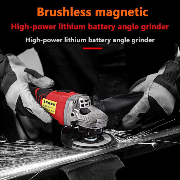 

angle grinder cordless brushless magnetic motor for cutting wood furniture jade metal grindering car polishing power tools sets