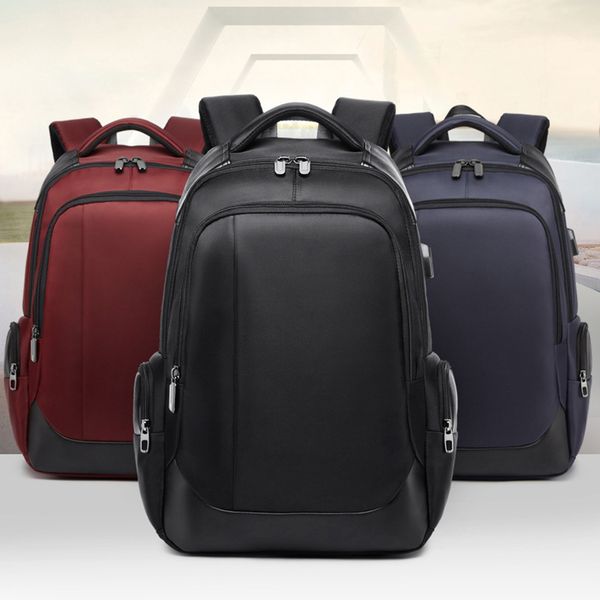 

business backpack women men lapbackpack 15.6 inch notebook waterproof male female bagpack usb charging travel bag man