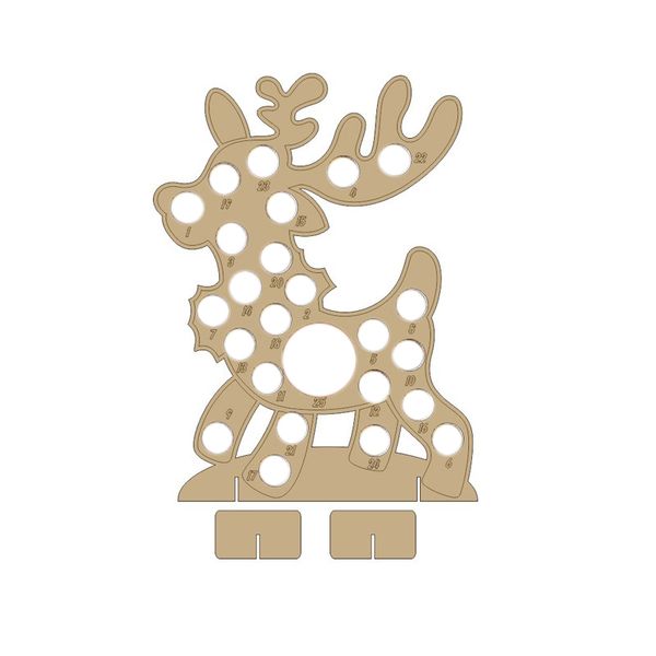 

christmas calendar wooden advent calendar for chocolate orange christmas tree elk home party decoration