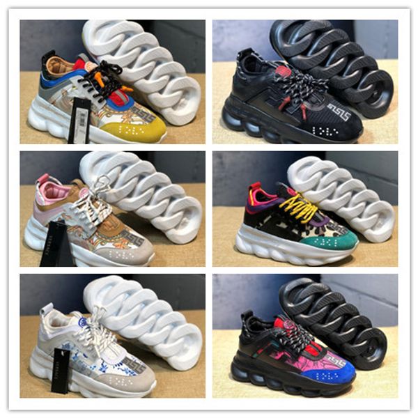 

2019 italy luxury designer sneaker mix tessuti+vitello thick bottom low-casual shoes fashion women mens retro dad chaussures size 36-45, White;red