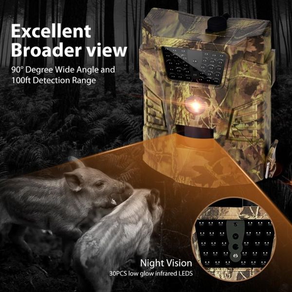 

hunting cameras 12mp 1080p trail camera wildcamera wild surveillance ht001b night version wildlife scouting po traps track 1