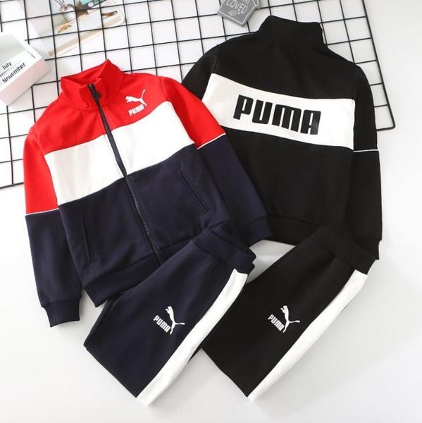 

новая молодежь пальто набор высокого качества бренда спорт zip jacket set sportswear высокого качества кальсоны мальчик в девочке детей хлоп