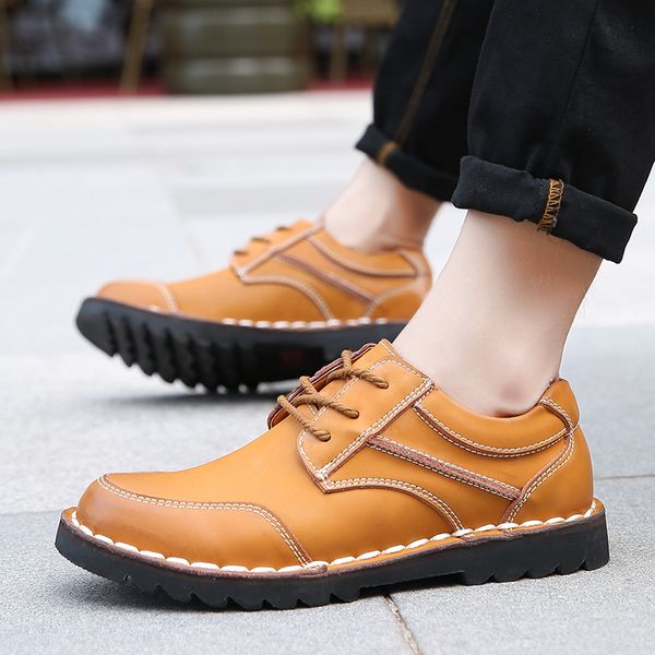 

2019 new soft men casual shoes handmade leather loafers men italy rome shoes quality leather flat moccasins sneakers, Black