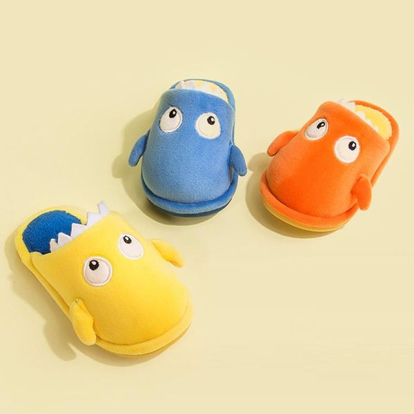 

мода детские тапочки дети детские мультфильм животных стадо зимние теплые тапочки девушки мальчики милые крытый теплый повседневная обувь, Black;grey