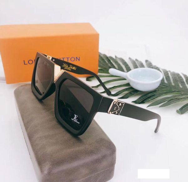 

2019 luxury- classic pilot sunglasses brand mens womens sun glasses eyewear metal glass lenses, White;black