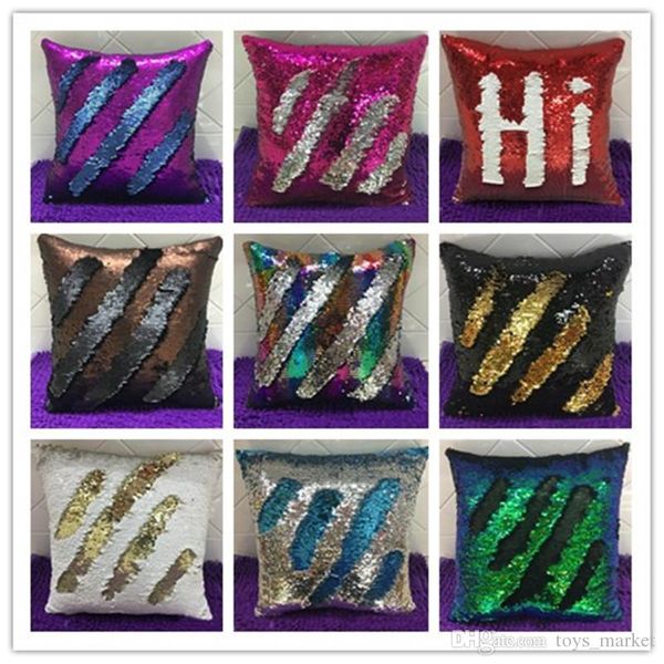 

mermaid sequin pillowcases two tone sequin pillowcases continental mermaid decorative pillow case decorative pillow covers 9 colors