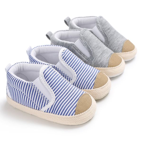 

new toddler baby boys girls casual shoes warm boots newborn soft cotton striped sole slipper crib shoes 0-18m, Black
