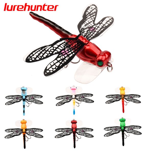 

ater dragonfly dry flies insect fly fishing lure 6.2g 75mm trout popper artificial bait wobblers for trolling hard lure 1pcs