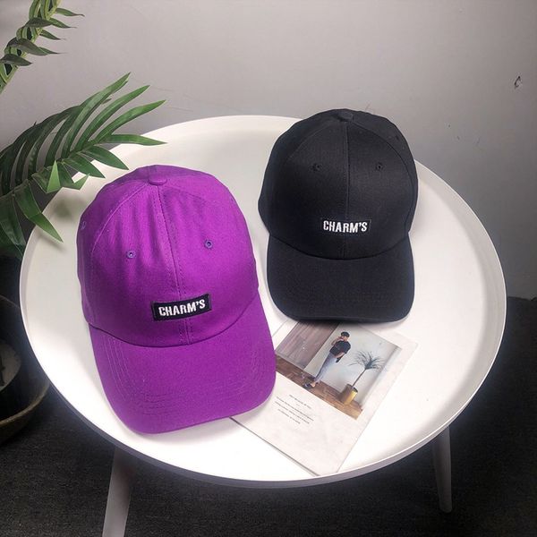 

baseball cap women spring and summer fashion purple letter embroidery soft cap student visor outdoor sun hat men snapback, Blue;gray