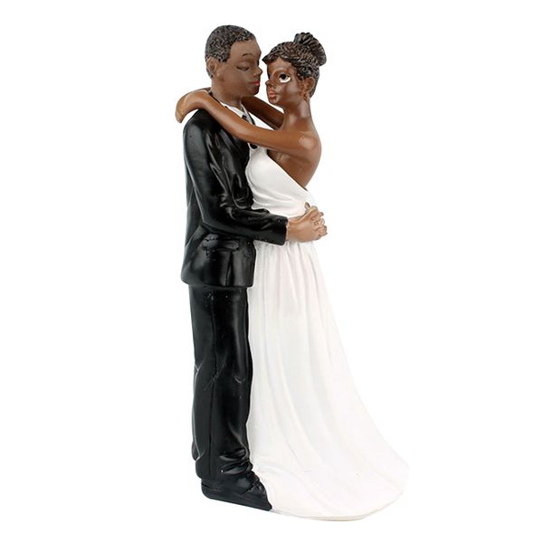 2019 Romantic Bride Groom Ornament Wedding Cake Topper Dolls Non