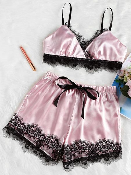 

2pc lingerie women babydoll nightdress nightgown sleepwear underwear set pyjamas women lingerie c30213, Blue;gray