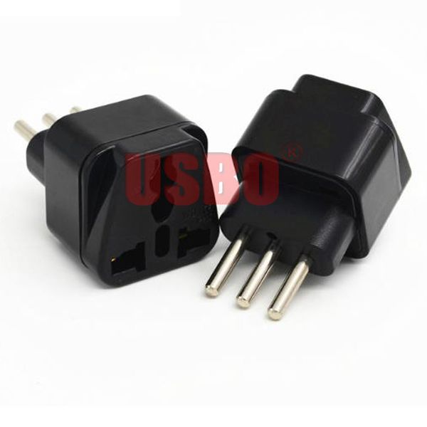 

black white copper 10a 250v italian standard electric plug italy chile kuba uruguay syria travel adaptor plug socket converter