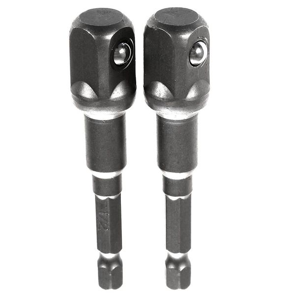 

hlzs-power drill 1/4-inch shank 1/2-inch impact driver socket adapter 2 pcs