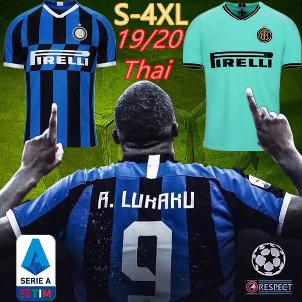 

S 4xl 2020 inter milan lukaku occer jer ey 19 20 icardi peri ic nainggolan lautaro football hirt 2019 uniform maglia da calcio maillot