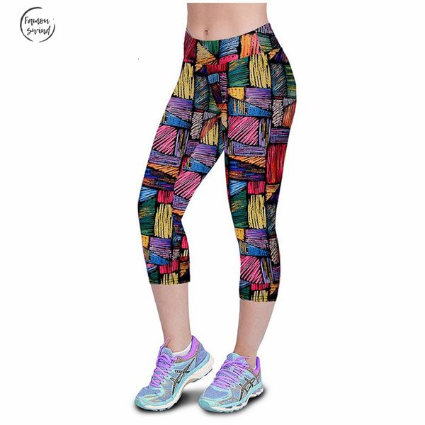 

фитнесс лето гетры вскользь femmes marque fille фитнес printed stretch top брюки pantalons 3546 перевозка груза падения, Black