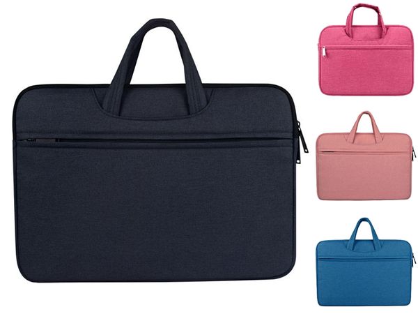 

men women portable handbag briefcase lapbag case for macbook air pro 13 13.3 notebook sleeve for dell hp asus acer lenovo 14 #771