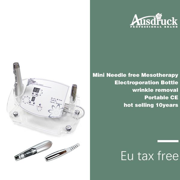

portable mini needle mesotherapy facial machine anti aging skin care freckle wrinkle removal beauty equipment ce
