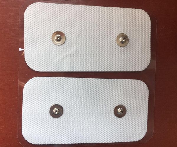 

1000pcs tens pads dual snap performance electrodes 50 x 100mm for compex sp 5.0 6.0 8.0 wireless electric muscle stimulator
